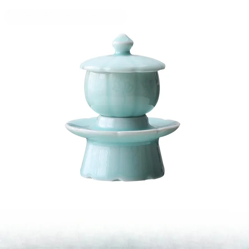 ถ้วยเซรามิกสีเขียวเซลาดอนพร้อม - Celadon Ceramic Cup บทวิจารณ์และราคา