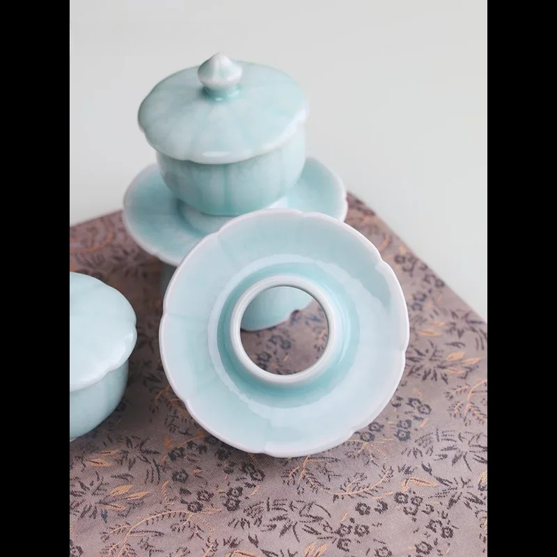 ถ้วยเซรามิกสีเขียวเซลาดอนพร้อม - Celadon Ceramic Cup บทวิจารณ์และราคา