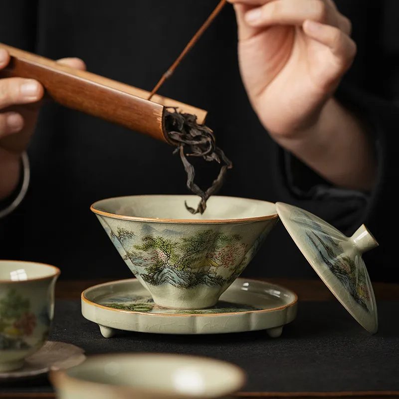 ถ้วยชาเซรามิกจิ่งเต๋อเจิ้นพร้อ - Celadon Ceramic Cup บทวิจารณ์และราคา