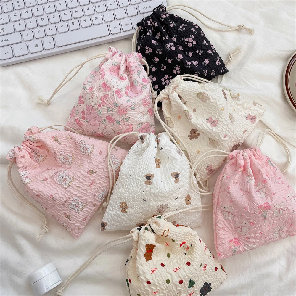 การ์ตูน Drawstring กระเป๋าเครื - Korean Skincare Routine บทวิจารณ์และราคา