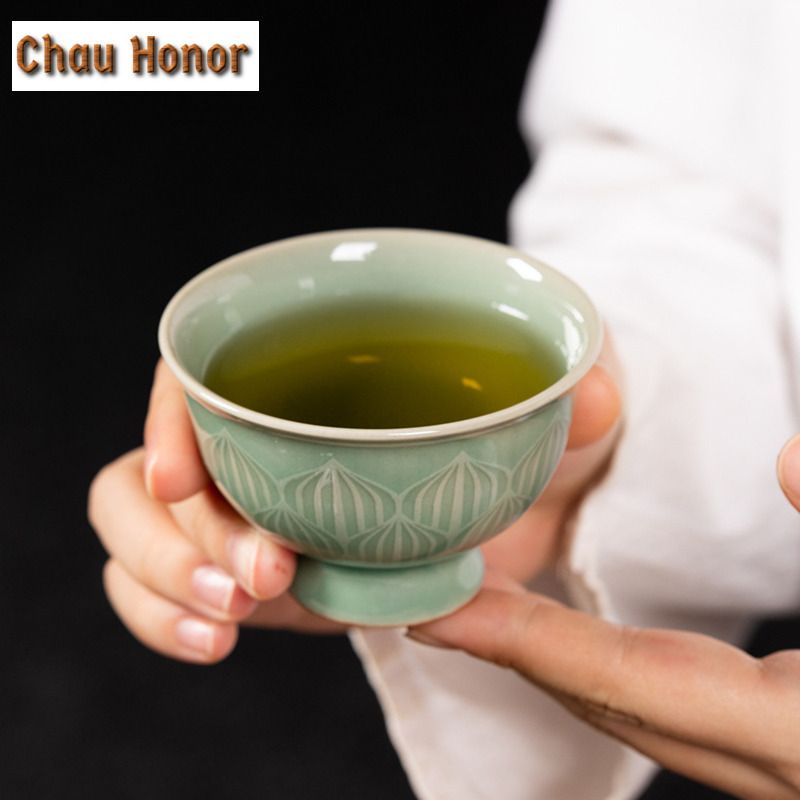 100ml Handmade Longquan Celado - Celadon Ceramic Cup บทวิจารณ์และราคา