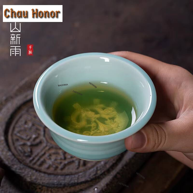 ถ้วยน้ำชาศิลาดล Longquan คุณภา - Celadon Ceramic Cup บทวิจารณ์และราคา