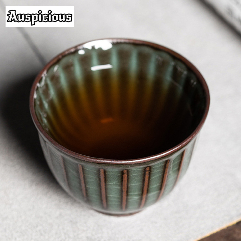 ถ้วยน้ำชาเซรามิกทำด้วยมือขนาด8 - Celadon Ceramic Cup บทวิจารณ์และราคา